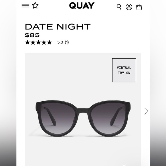 Quay Australia Date Night Round Black Frame/Smoke Lenses!! NEW!!!😎🖤🕶️ - Picture 2 of 4